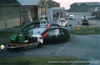 BH7 being moved to The Hovercraft Museum